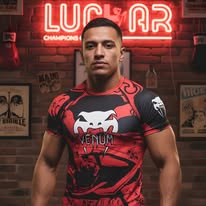 Venum Red Rash Guard